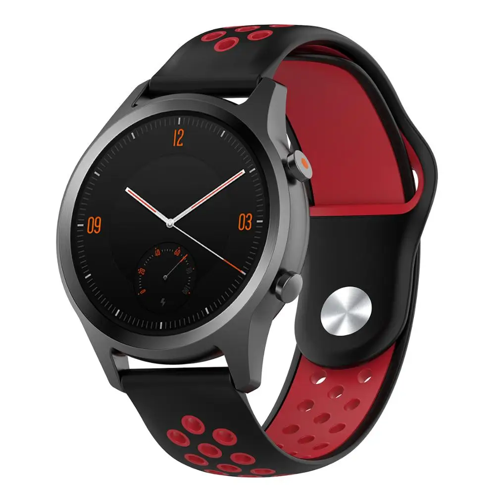 Силиконовый ремешок для смарт-часов POLAR IGNITE, ремешок для часов для POLAR Vantage M, сменный Браслет, Браслеты - Цвет: Black Red