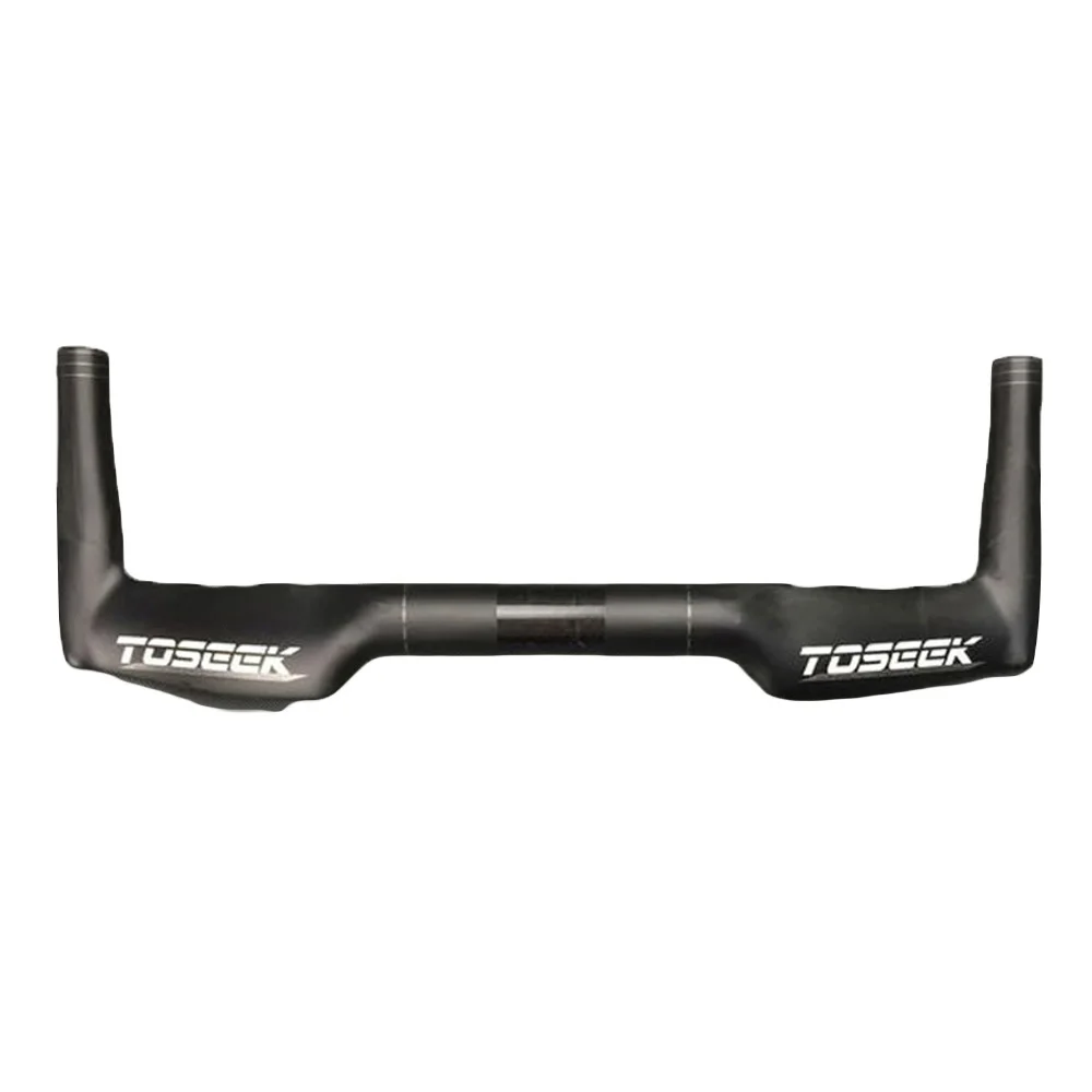 TOSEEK UD полностью Высокопрочное углеродное волокно с фиксированной передачей дорожный велосипед TT Bullhorn Бар практичный руль для велосипеда аксессуары