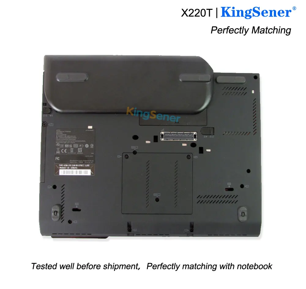 Kingsener Coréia Celular Bateria do Portátil Lenovo Thinkpad X220t Series Tablet 42t4881 42t4882 42t4877 42t4878 52 Mais 11.1v 5600mah - Imagem 2