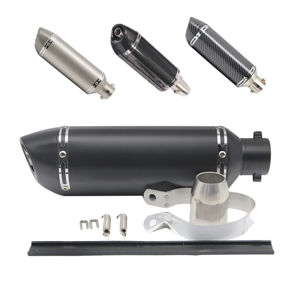 Alconstar-36-51mm труба мотоцикла изменить Мотокросс глушитель выхлопной системы с DB Killer для FZ6 CBR250 CB600 MT07 ATV Грязь велосипед ямы