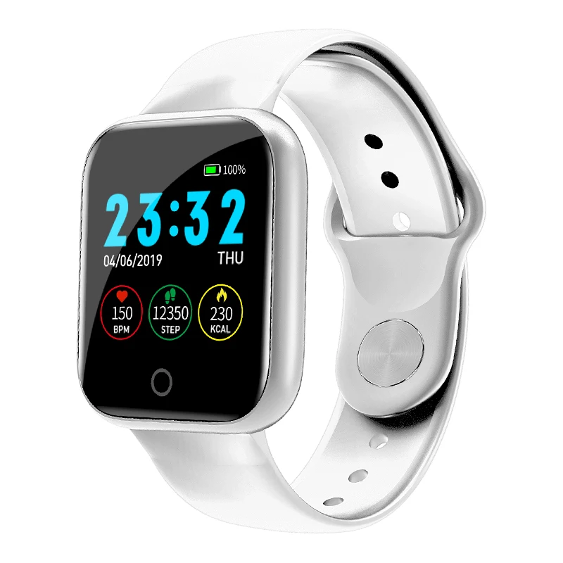 696, умные часы для мужчин, для Apple Watch, для женщин, сердечный ритм, кровяное давление, фитнес-браслет, Bluetooth, для мужчин, Тал, ремешок, несколько ремешков, подарок - Цвет: I5 White Color