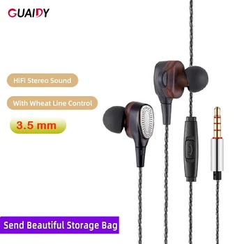 

3.5mm Wired Earphone Binaural Earbuds Games Music HD With Microphone Sports Stereo Call Headsets Phone Universal Portable In Ear