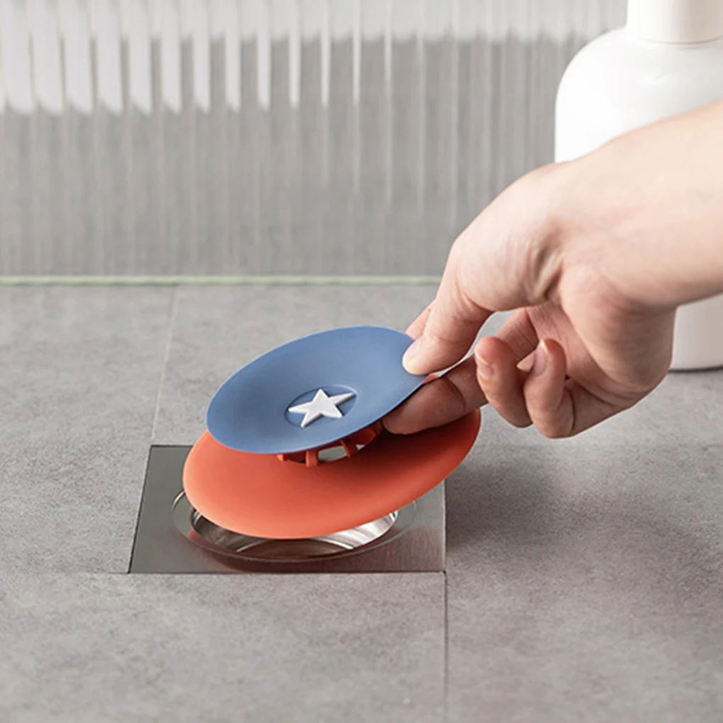 Drenaje de silicona para ducha, tapón de drenaje para el fregadero del baño, accesorios de baño, colador de bañera, filtro de bajada