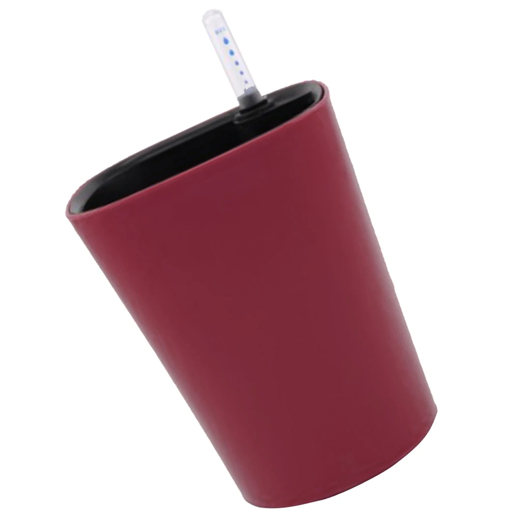 Self Watering Planter with Water Level Indicator, Indoor Garden Flower Pot, Countertop Garden Grows for Organic Herbs Flowers