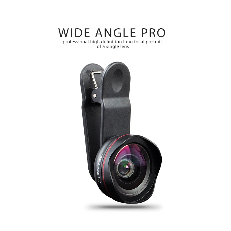 

Mobile Phone Lens for iPhone X 7/8 plus 4K HD No Deformation Wide Angle Phone Camera Lens for Smartphone Webcam Cover