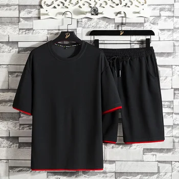 

Men Sportswear Sports Suit Gym Fitness Suit Clothing Jogging Suit Sportswear Fitness & Body Building Men Casual Sportswear Suit