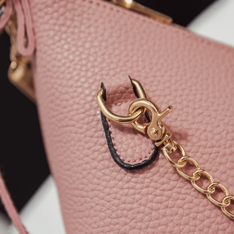 

2019 Spring New Style Korean-style Mini Triangular Tassels Geometry Shoulder Oblique Carrying Bag zong zi bao
