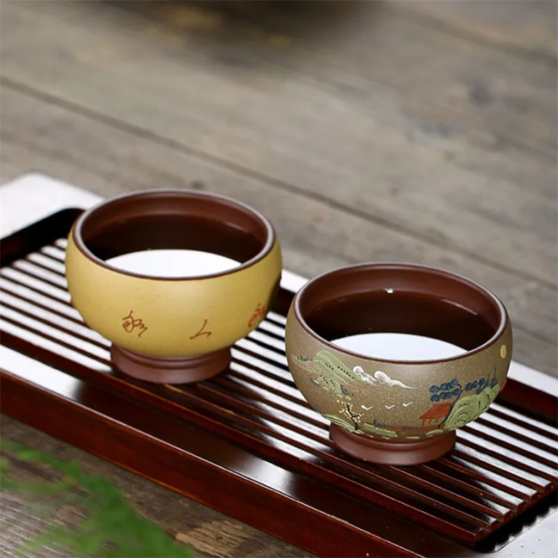 Mug en argile peint à la main - France