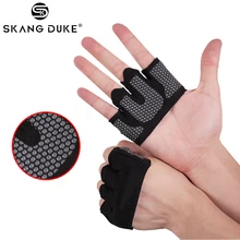 1 пара Противоскользящих перчаток для тренажерного зала, дышащие перчатки для бодибилдинга, тренировок, занятий спортом, фитнесом, мужские и женские перчатки для занятий спортом Кроссфит