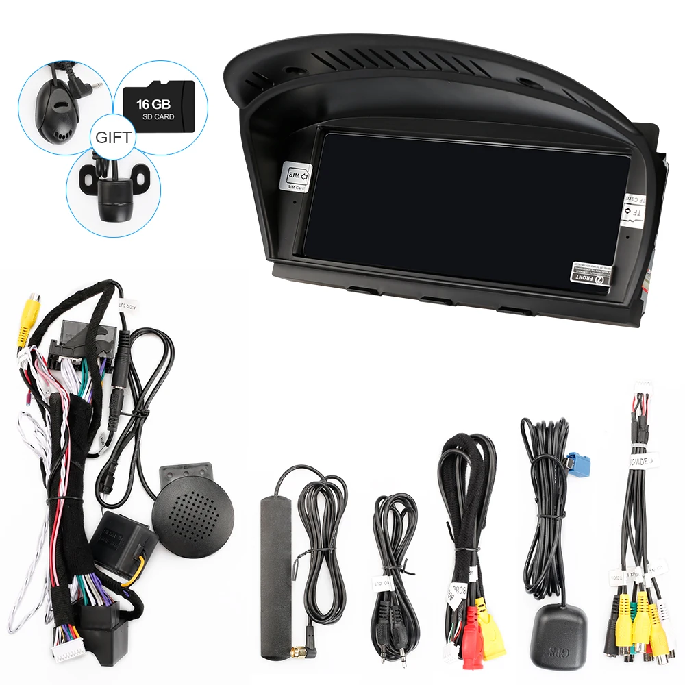 EBILAEN Android 10 автомобильный DVD GPS плеер для BMW 5 серии E60 E61 E62 E63 3 E90 E91 CCC/CIC навигация