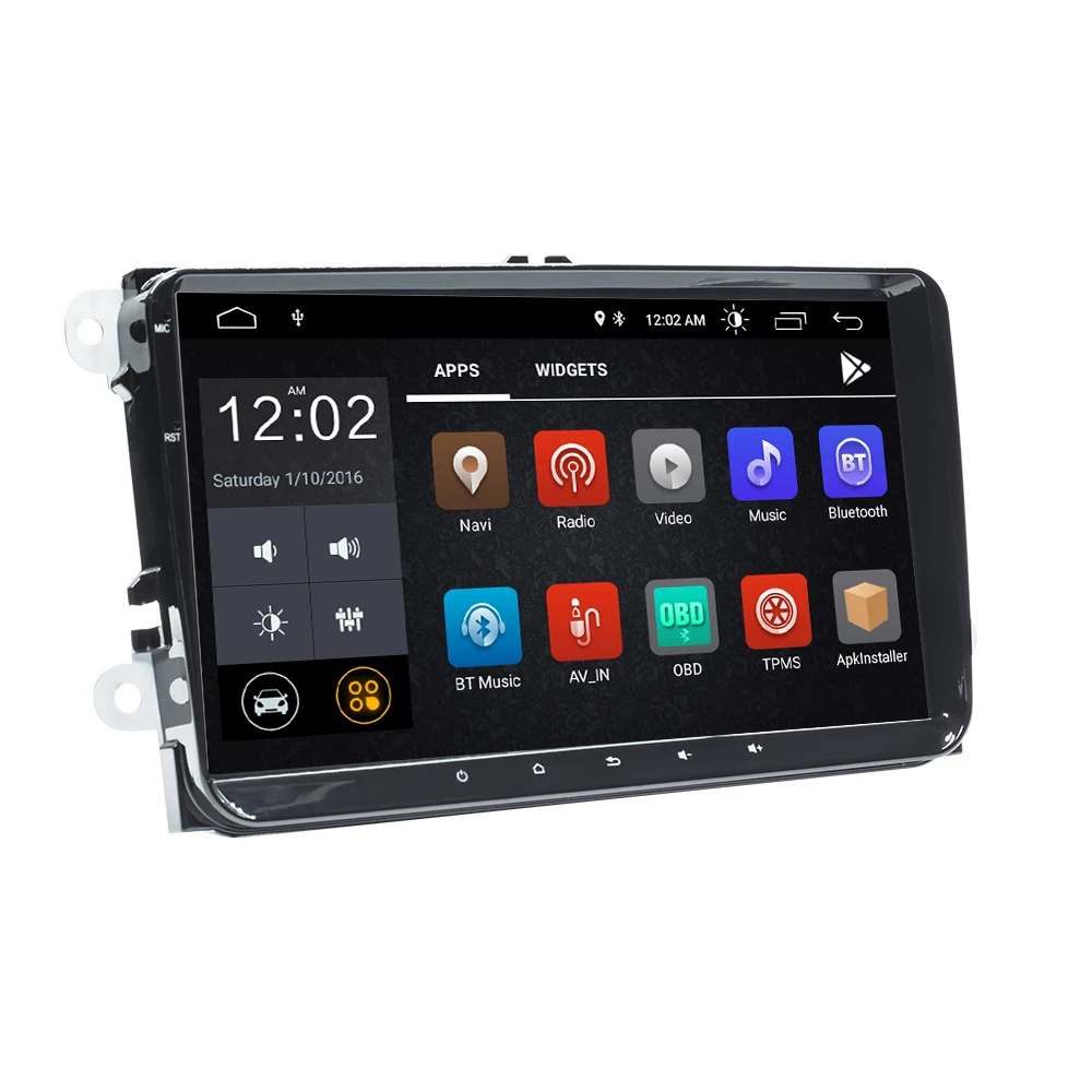 Best 2 Din Android 9 Car Multimedia GPS Navigation For Volksagen VW Passat B6 golf 5 6 Skoda Octavia 2 Amarok jetta polo tiguan radio 2