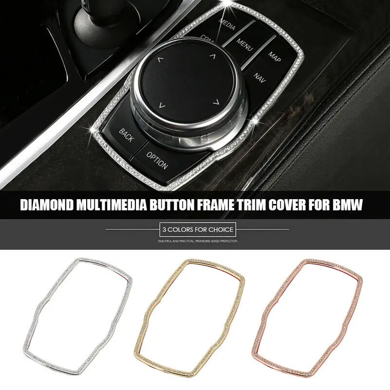 Декоративная рамка iDrive Multi-Media Crystal Diamond для BMW New1 3 5 серии X3 X4 | Автомобили и