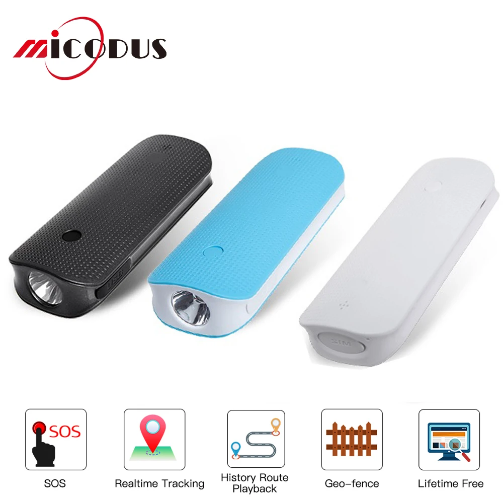 GPS Tracker Adventure outdoor 7 in 1 Power Bank Personal Quad Band GSM Locator 4500mAh 80 Days Standby Time Free App Web RF-V20