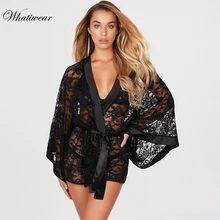 Whatiwear, женская пижама, плюс размер, сексуальное нижнее белье, платье, халат, ночное платье, кружевное, эластичное, атласное, сорочка, ночная рубашка