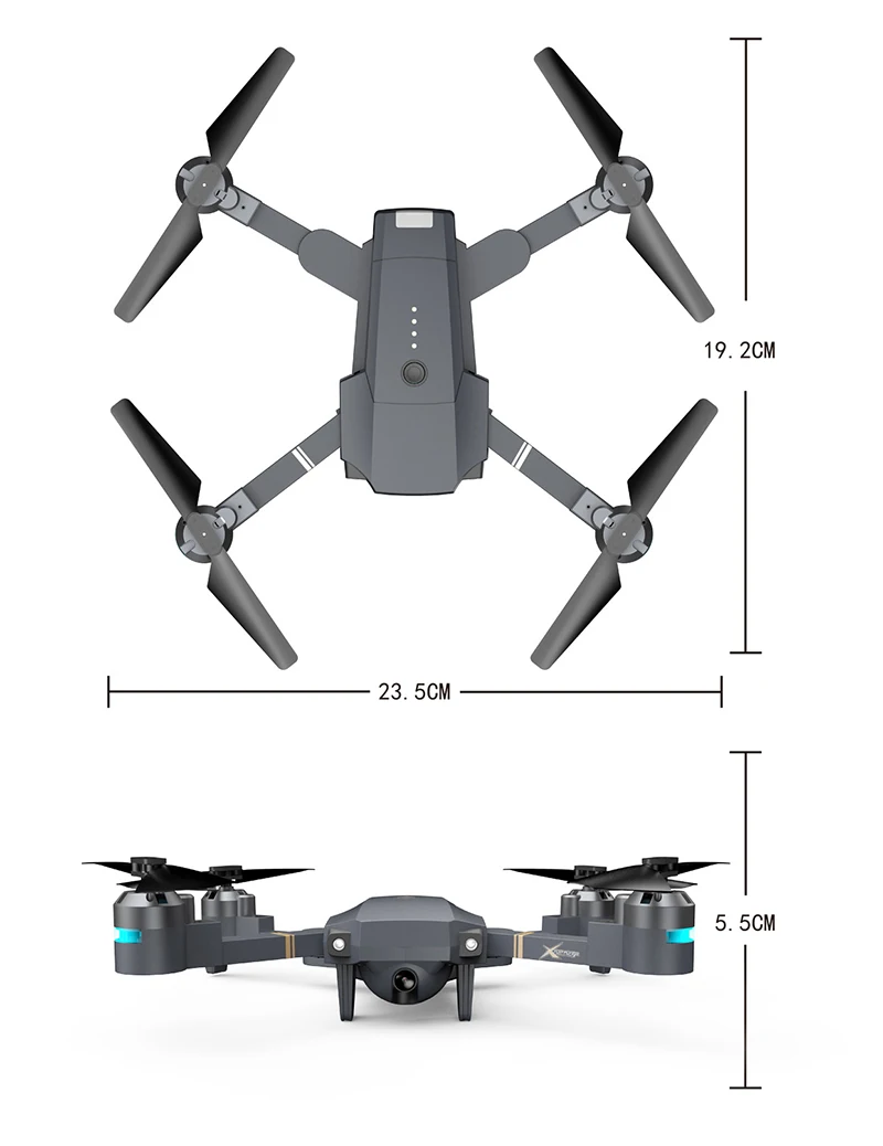 XT-1 gps складной четырехосный Дрон интеллектуальное позиционирование HD профессиональная воздушная модель самолета с дистанционным управлением