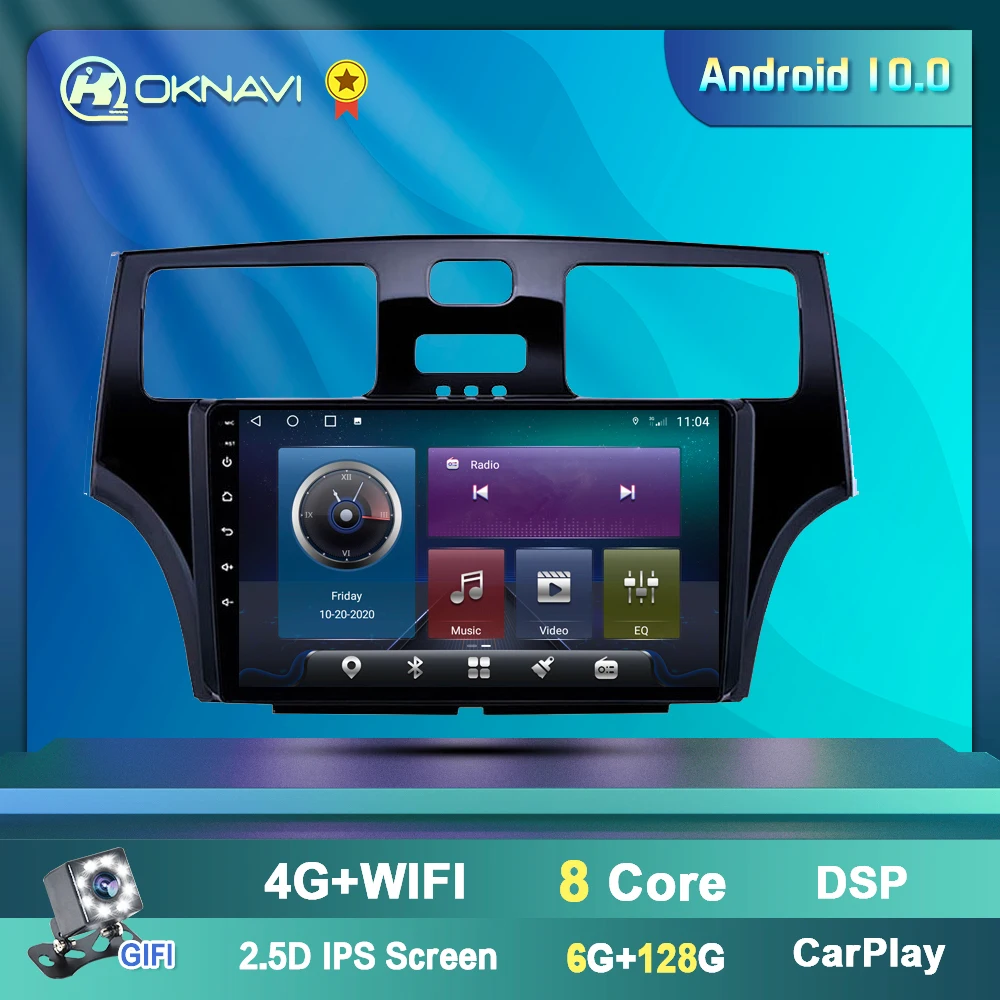 Автомагнитола 6G 128G для Lexus ES250 ES300 ES330 2001 -2005 мультимедийный плеер 2Din с GPS-навигацией