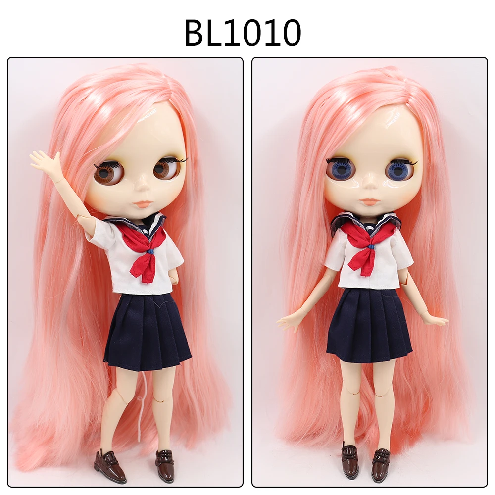 Mira – Premium Custom Neo Blythe Doll with Pink Hair, White Skin & Shiny Cute Face 1