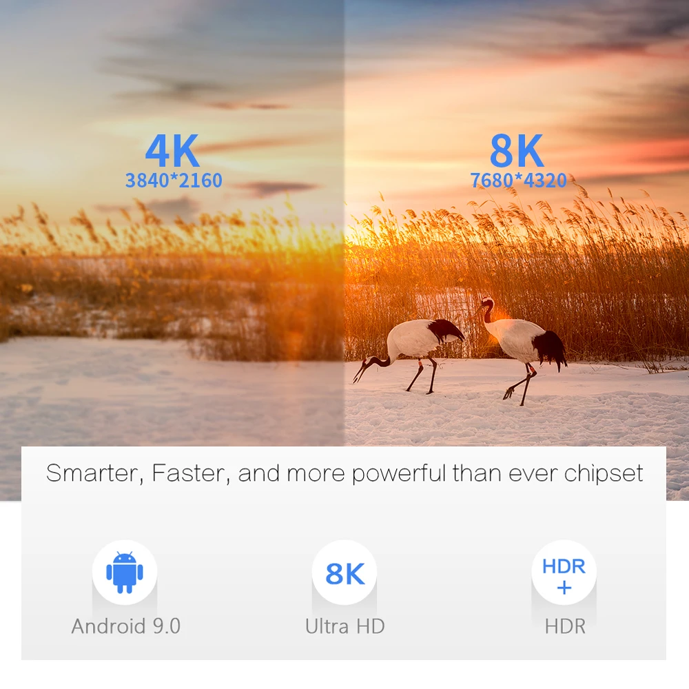X96 MAX Plus Смарт ТВ приставка Android 9,0 Amlogic S905X3 Четырехъядерный 4 ГБ 64 ГБ 32 ГБ 8K Wifi 4K X96Max медиаплеер 2 Гб 16 Гб