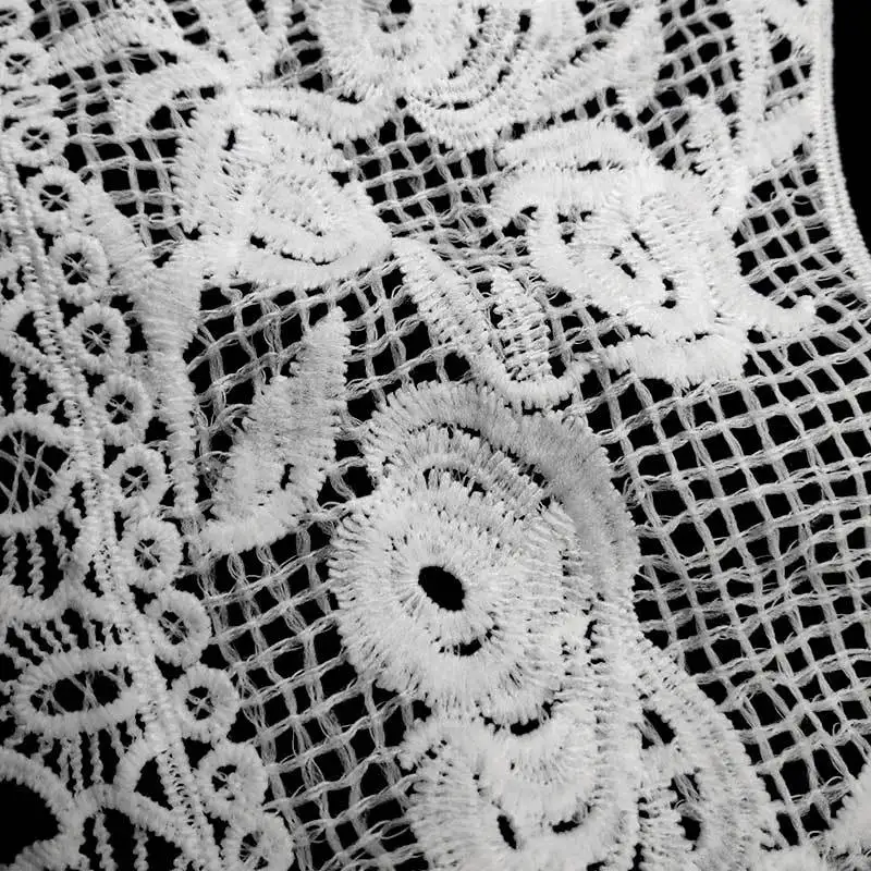 Emboidery воротник для шеи diy поддельные съемные воротники водорастворимые Женская бутоньерка трехмерные кружевные аксессуары