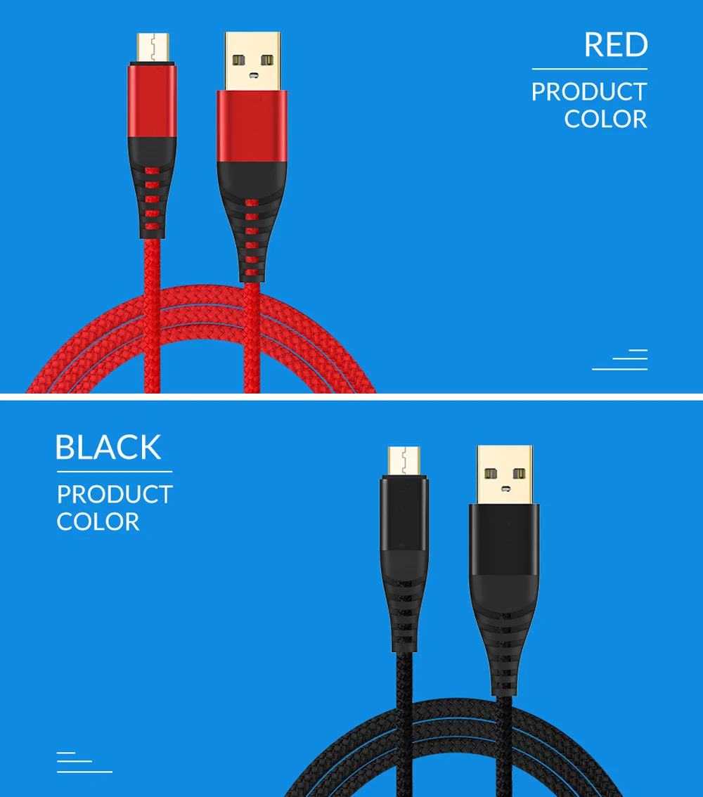 Кабель Micro USB для быстрой зарядки нейлоновый кабель для передачи данных для samsung Galaxy S9 Edge S7 S6 Xiaomi Redmi кабели для мобильных телефонов 1 м шнур