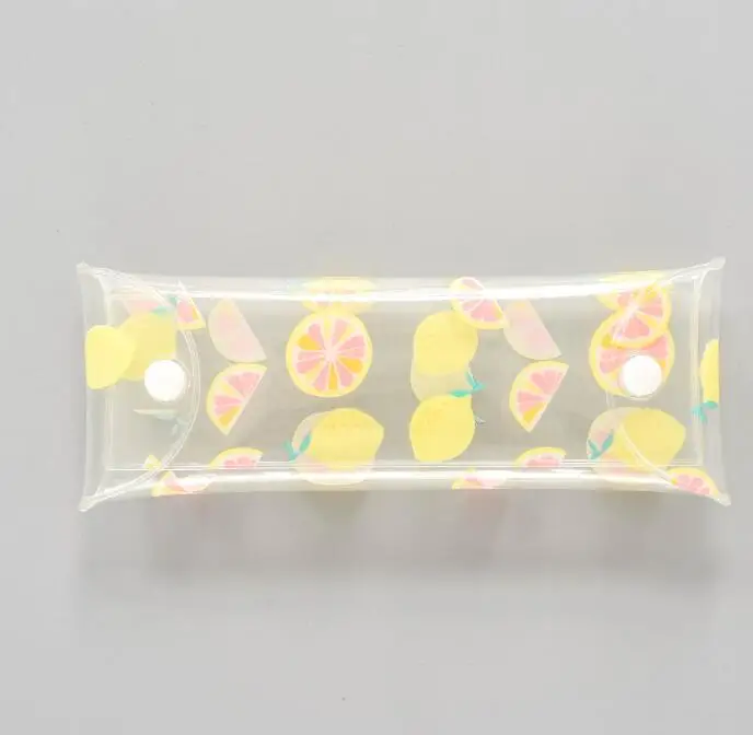 ETya мультяшная сумка для очков с фруктами из ПВХ Женский Чехол