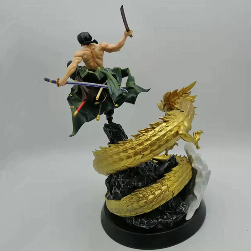 35 см аниме one piece кимоно Roronoa Зоро дракон битва форма фигурка куклы игрушки ПВХ фигурка Коллекционная модель игрушки подарок