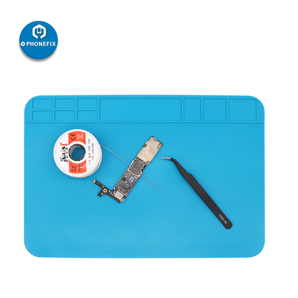 Heat Insulation Working Mat Heat-resistant BGA Soldering Station Repair Pad Phone PCB Repair Desoldering Anti-static Platform