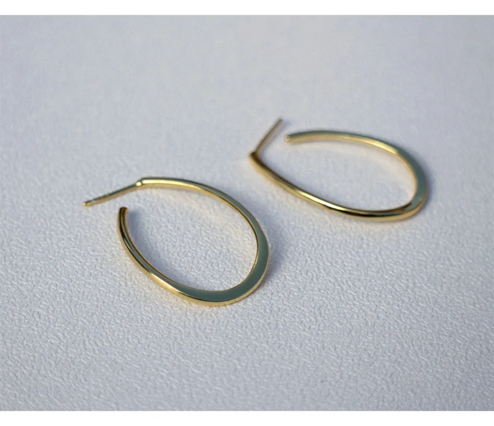 Серьги из серебра 925 пробы, модные, темпераментные, u-образные, серьги-гвоздики, преувеличенный тренд, для женщин, девушек, серебряные серьги, ювелирные изделия