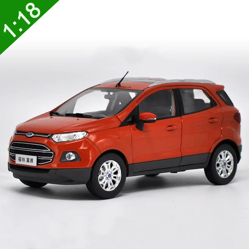 Изысканный 1:18 Ford ECOSPORT SUV модель сплава, имитация внедорожника модель, высококачественные коллекции и подарки - Цвет: Красный
