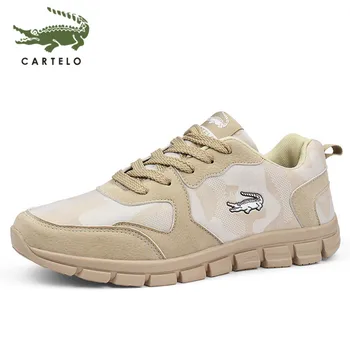 

CARTELO men's shoes casual shoes daily wild non-slip wear-resistant shoes men's low-top lace-up sports shoes