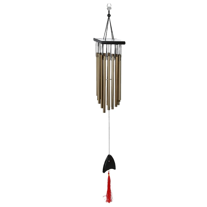 Large Lucky Wind Chimes Metal 16 Tube Anti-rust Garden Wind Chime Hanging Decorations