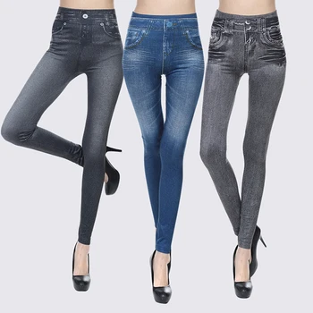 

Leggings Jeans Legging Women Leggings Jeans Blue Black Ladies Leggins Denim Skinny Legging Pants