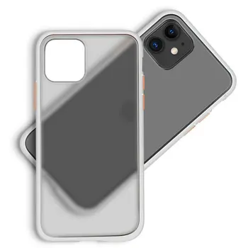 

50pcs/lot For iPhone 11 Pro Max Hybrid Transparent TPU+PC Matte Hard Case For iPhone XS MAX XR XS 8 7 6S Plus