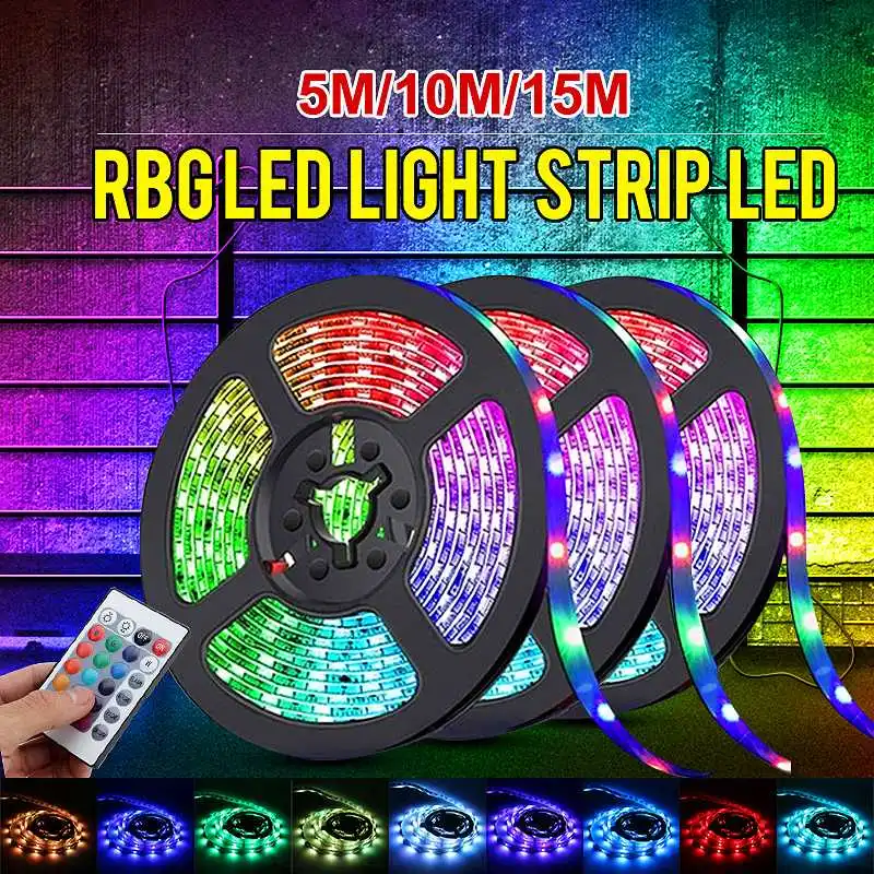 12V LED Light Strip 5M/10M/15M 16.4ft/32.8ft/49.2ft 5050 RGB LED Tape Lights RGB 12V LED Light Strip 5M/10M/15M 16.4ft/32.8ft/49.2ft 5050 RGB LED Tape Lights RGB