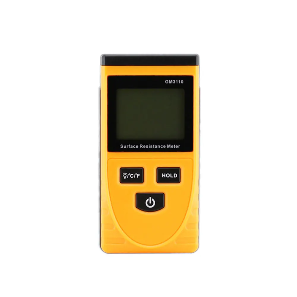 

GM3110 Surface ResistanceTester Anti-static LCD Tester Digital Display Anti-static Resistance Meter Temperature Meter