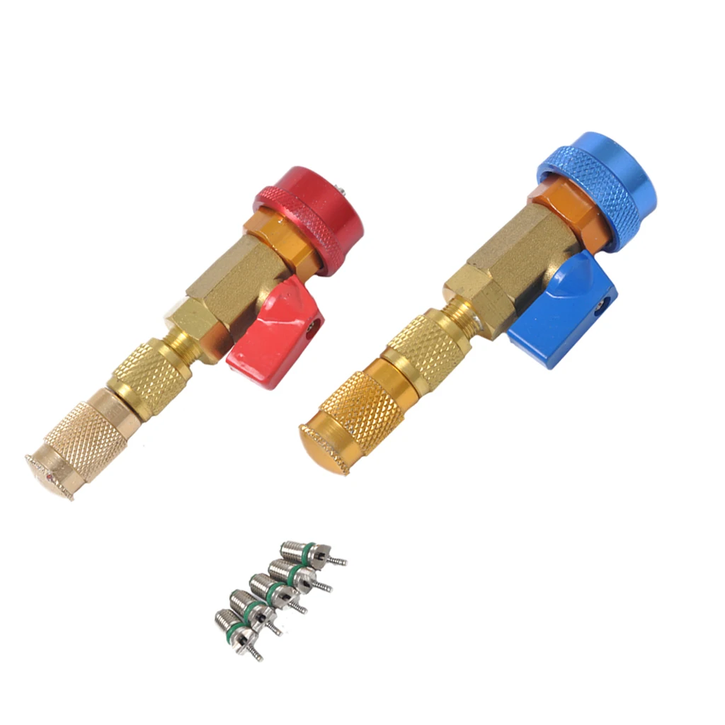Air Conditioning R134a Spool Quick Removal Installer Pressure Tool Kits and R134 Valve Core | Запчасти для - Цена: 