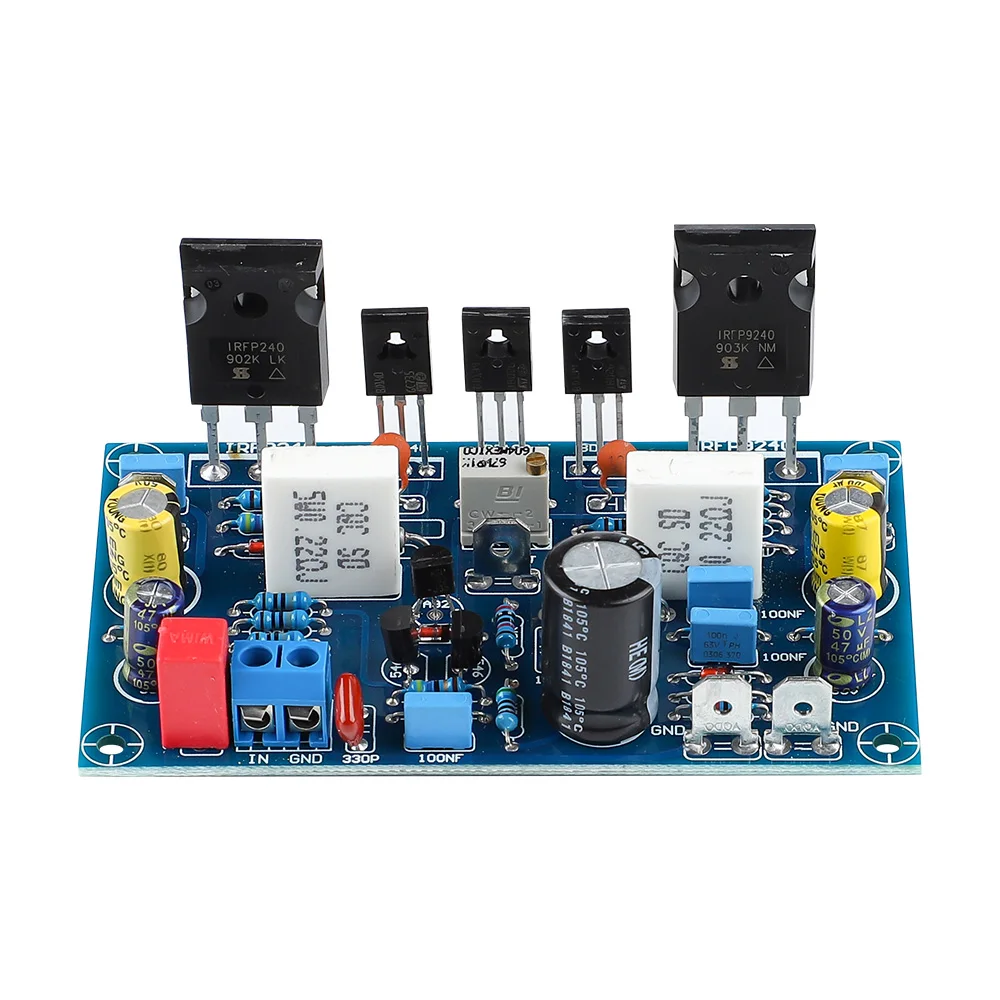 AIYIMA 1Pair Power Amplifier Board 100Wx2 Amplificador IRF240 FET Class A Power Amplifier Audio Board Amp For Home Sound Theater