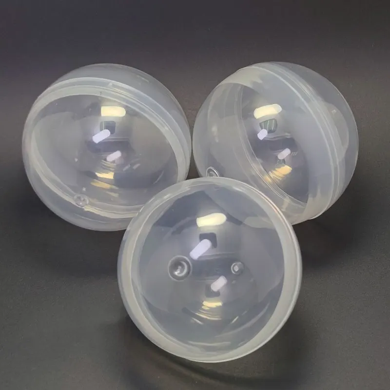 50Pcs 2.6Inch Vending Machine Toy Capsules 65MM Empty Full Transparent  Round Capsules Bulk Gumball Machine Surprise Ball 3
