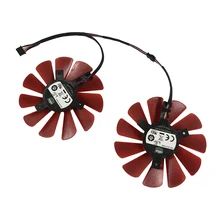 2 pçs/set FDC10U12S9-C fy09010h12lpa rx 570 R9-390 gpu cooler fan como substituição para xfx rx570 rs r9 285 390x placas de vídeo refrigeração