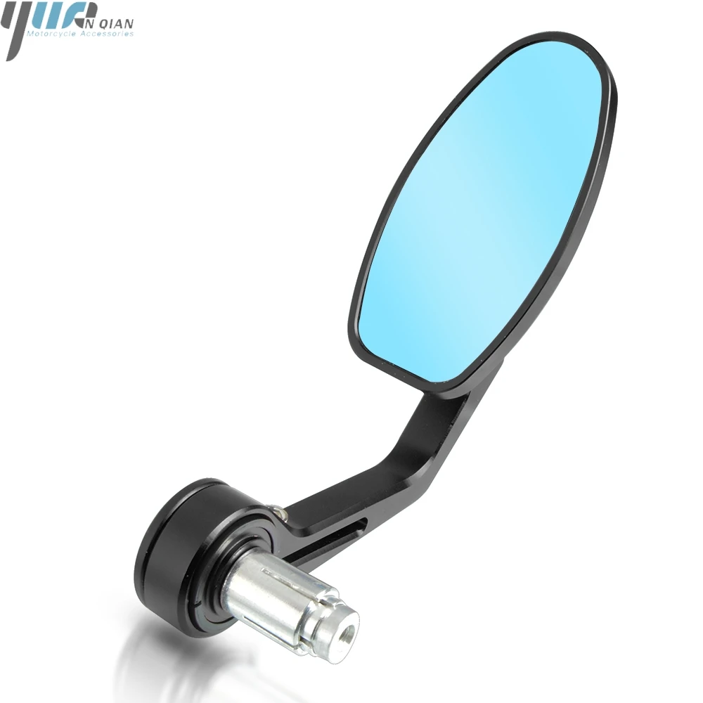 1Pair Motorcycle 7/8&quot 22mm Handle Bar End Rearview Side Mirrors Universal For Honda Kawasaki Z800 Z750 Z1000 Z650 Z900/RS Z300 |