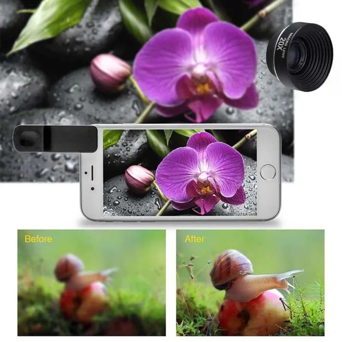 Professional Camera Lens Kit Telephoto Macro Wide Angle Lenses Tripod Set OD889