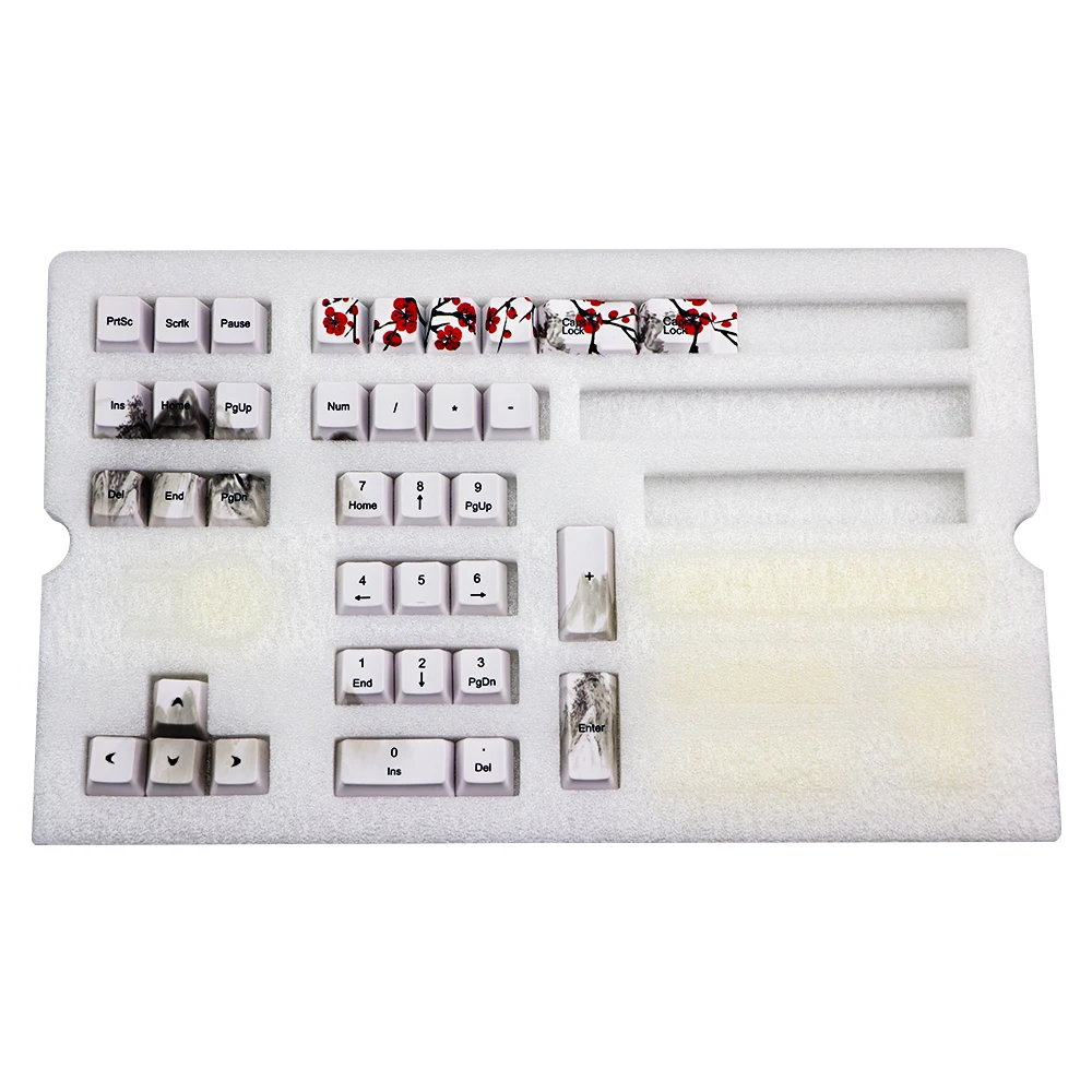 Somente vendas keycap novidade corante sub flor
