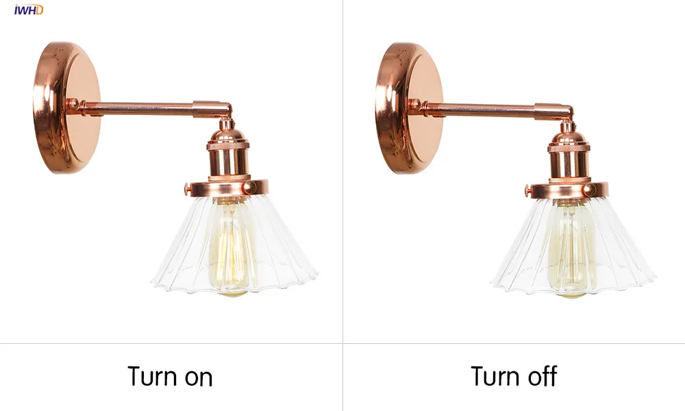 BA320玫瑰金+透明罩 开关灯对比图英文版