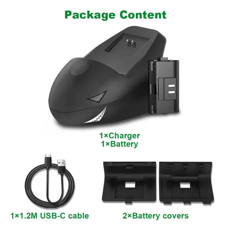 Gamepads para Seriess Lidar com Carregador de Tubarão com Bateria + Conjunto de Capa de Bateria para Lidar com a Série Bateria para Lidar com a Série Geral - x de 4 Kits autom. res.