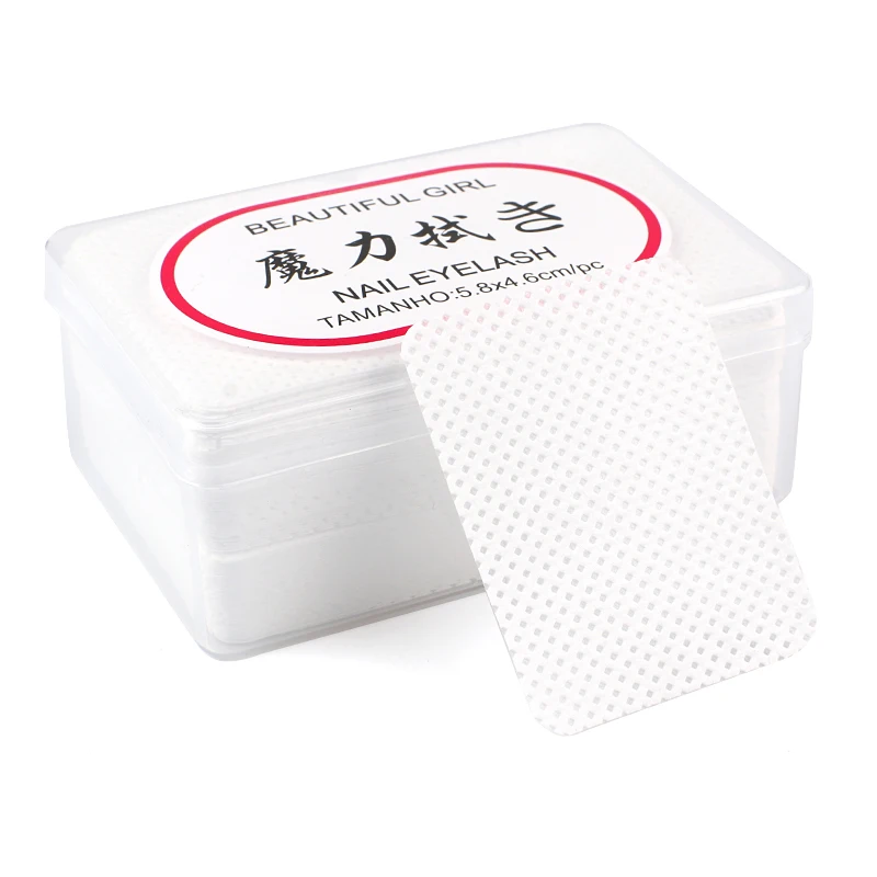 Lint-Free Wipes Napkins Nail Clean Paper Manicure Cotton Pad Eyelash Glue  Wipes UV Gel Nail Polish Remove Gel Pad Dust Powder - AliExpress
