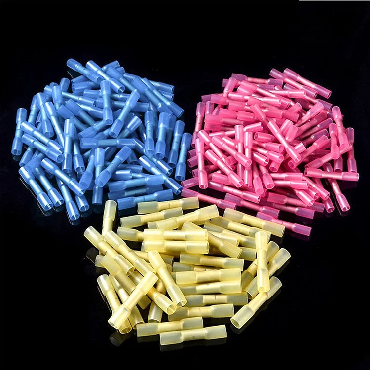 

100 bag insulated middle connection terminals heat shrinkable tube terminals