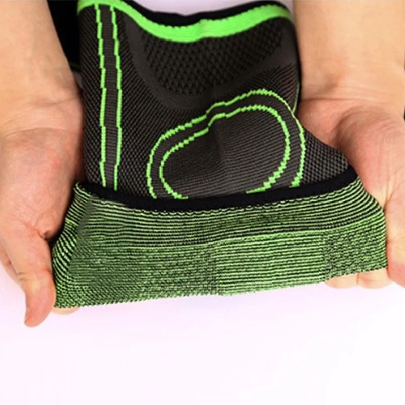 Facecozy 1 шт. компрессионный коленный бандаж поддержка Профессиональный защитный спортивный дышащий эластичный бандаж для бега Велоспорт наколенник