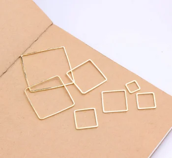 

20pcs square charms for jewelry making and crafting fashion earring pendant bracelet necklace charm