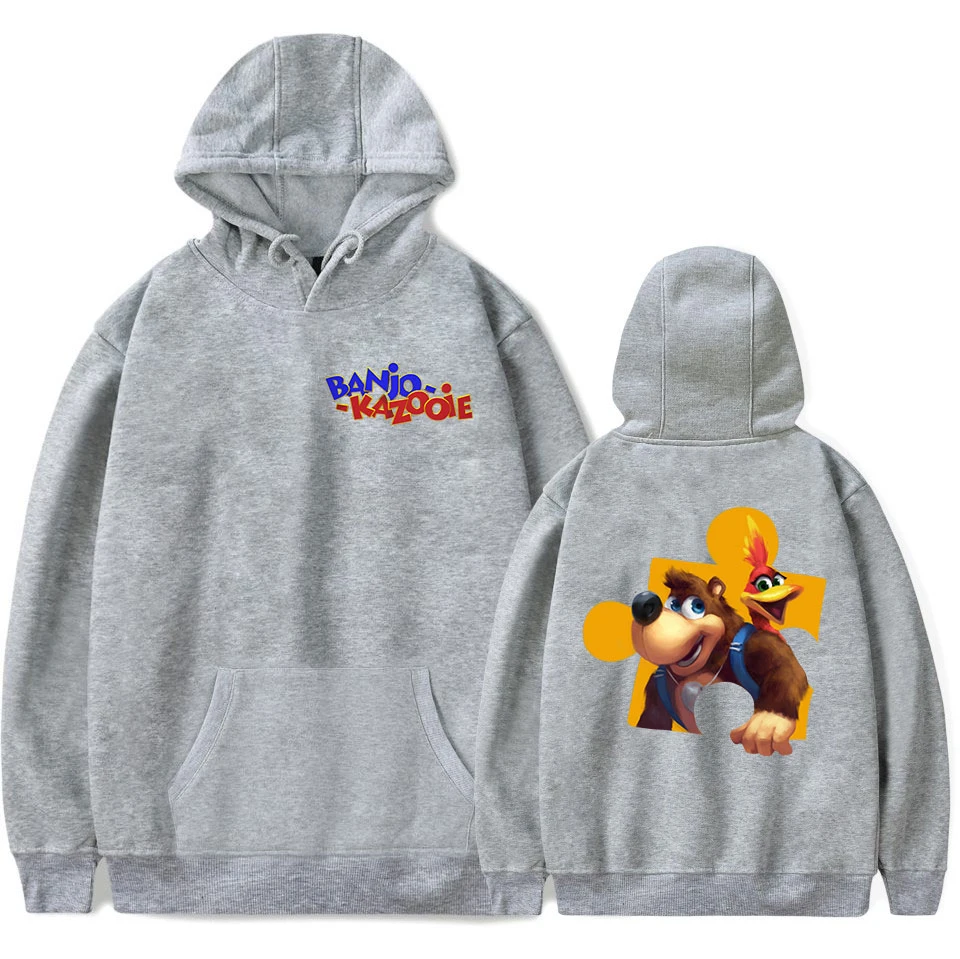 Новинка, Aikooki, Новое поступление, банджо, Kazooie, толстовки для мужчин/женщин, модные, повседневные, Харадзюку, аниме, худи, принт, банджо, Kazooie, мужские свитшоты