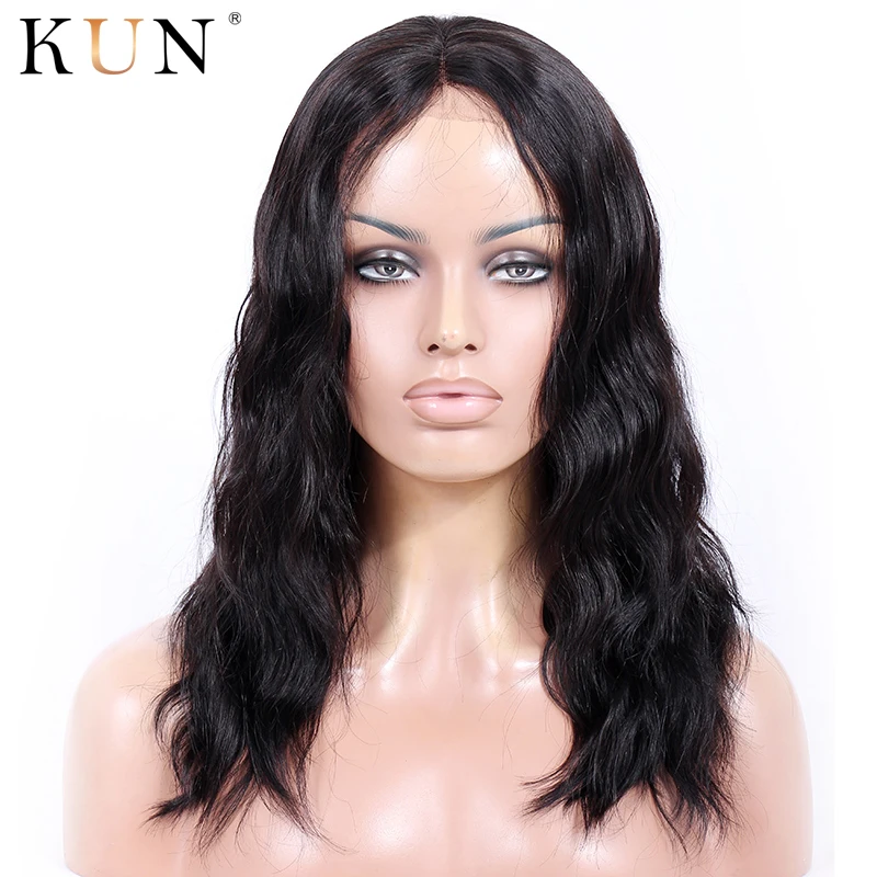 360 кружева передние человеческие волосы парики для волос с детскими волосами естественная волна 4,5& 6 дюймовый часть 360 Кружева передние парики для 150 180 плотность